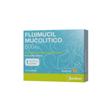 Zambon Italia Fluimucil Mucolitico 600 Mg Granulato Per Soluzione Orale N-acetilcisteina