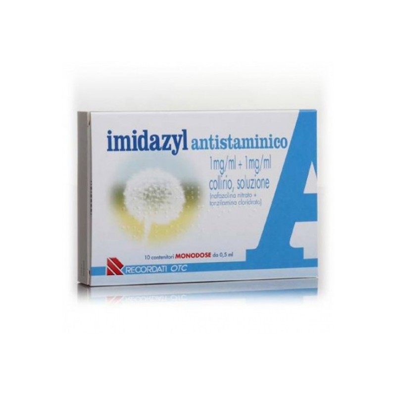 Imidazyl Antistaminico 1 Mg/ml + 1 Mg/ml Collirio 10 flaconcini da 0,5 ml