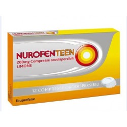 Blister da 12 Compresse orodispersibili di Nurofenteen 200 mg della Reckitt Benckiser