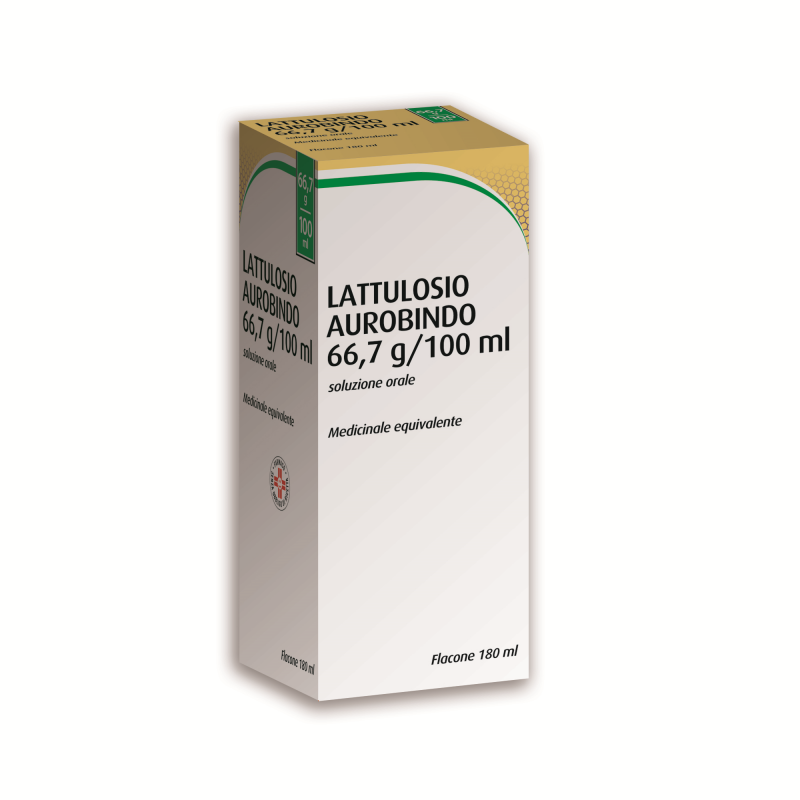 Aurobindo Pharma Italia Lattulosio Aurobindo 66,7 G/100 Ml Soluzione Orale Medicinale Equivalente