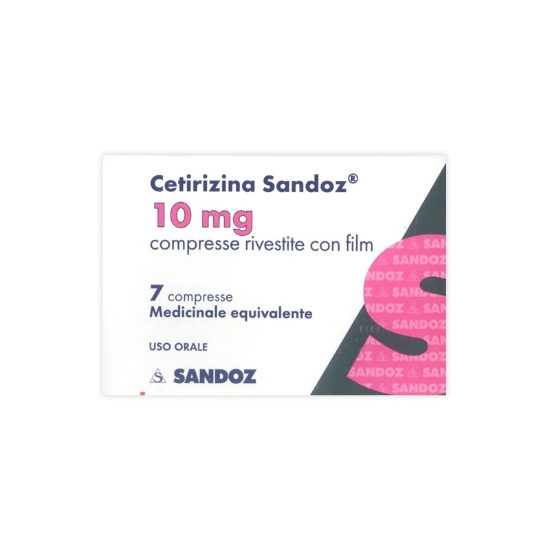 Cetirizina Sandoz 10 Mg Compresse Rivestite Con Film Cetirizina Dicloridrato