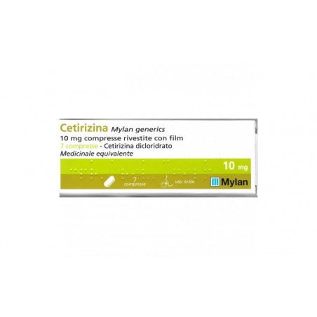 Cetirizina Mylan Generics 10 Mg Compresse Rivestite Con Film Cetirizina Dicloridrato Medicinale Equivalente