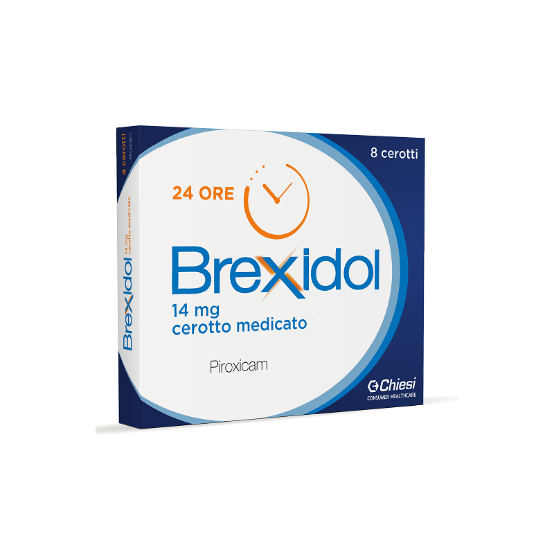 Brexidol 14 Mg 8 Cerotti Medicati per dolori articolari e muscolari