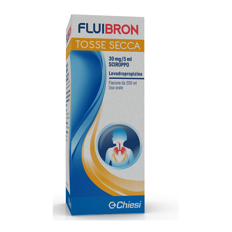 Chiesi Italia Fluibron Tosse Secca 30 Mg/5 Ml Sciroppo Levodropropizina