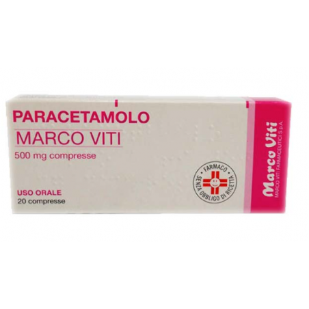 Marco Viti Farmaceutici Paracetamolo Marco Viti 500 Mg Compresse Paracetamolo