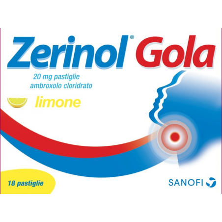 Zentiva Italia Zerinol Gola 20 Mg Pastiglie Ambroxolo Cloridrato