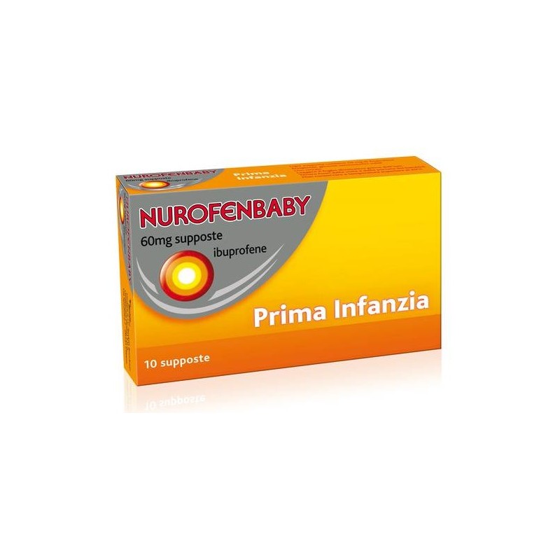 Nurofenbaby 60 Mg 10 Supposte Prima Infanzia Ibuprofene