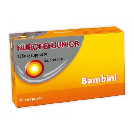 Nurofenjunior 125 Mg 10 Supposte Bambini Ibuprofene