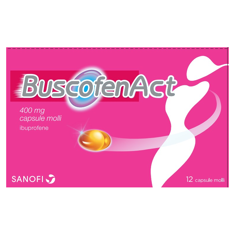 Buscofenact 400 Mg 12 Capsule Molli Ibuprofene