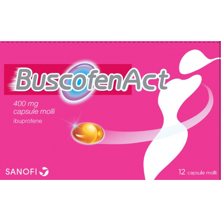 Buscofenact 400 Mg 12 Capsule Molli Ibuprofene