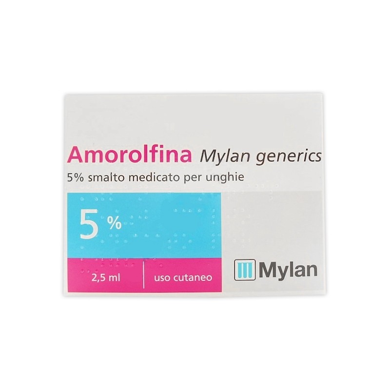 Amorolfina Mylan Generics 5% Smalto Medicato Per Unghie Amorolfina