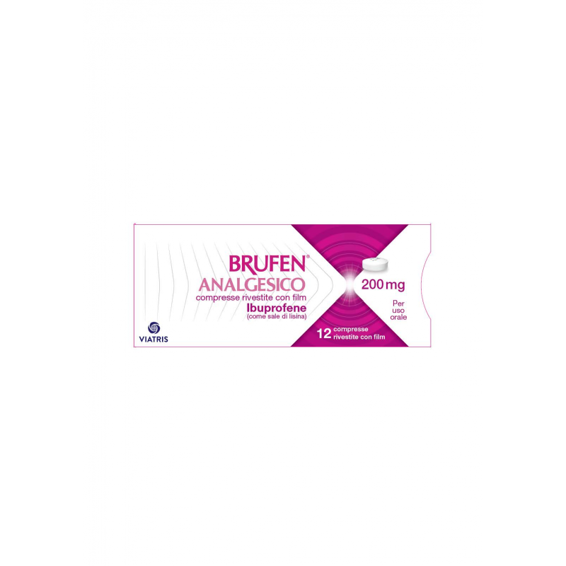 Brufen Analgesico 200 Mg 12 Compresse Rivestite antinfiammatorio