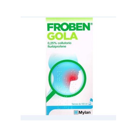 Froben Gola 250mg/100ml Collutorio 160 ml per gengiviti e stomatiti