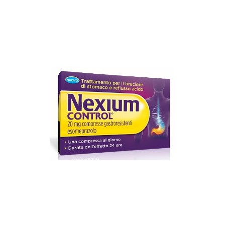 Nexium Control 20 Mg 14 Compresse Gastroresistenti Esomeprazolo