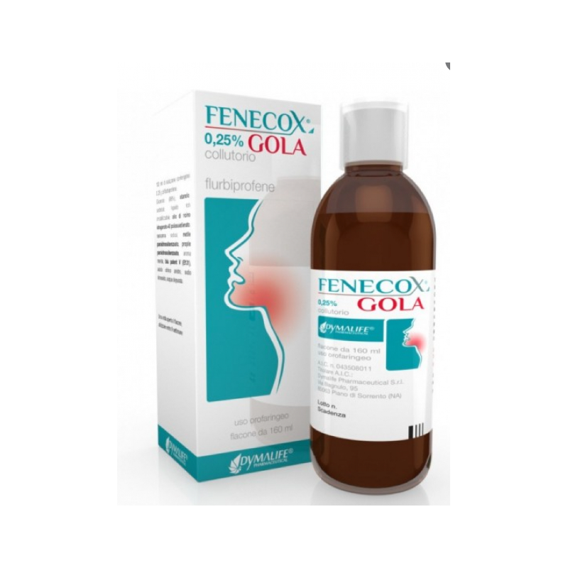 Fenecox gola 0,25% Collutorio 160 ml