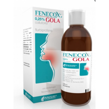 Fenecox gola 0,25% Collutorio 160 ml