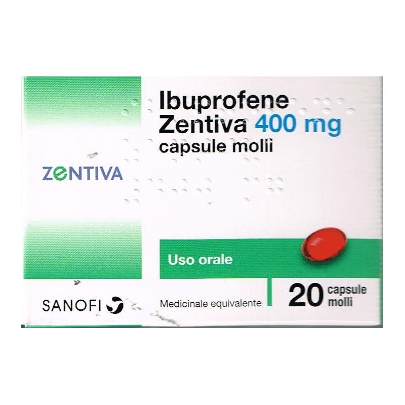 Ibuprofene 400 Mg 20 capsule molli