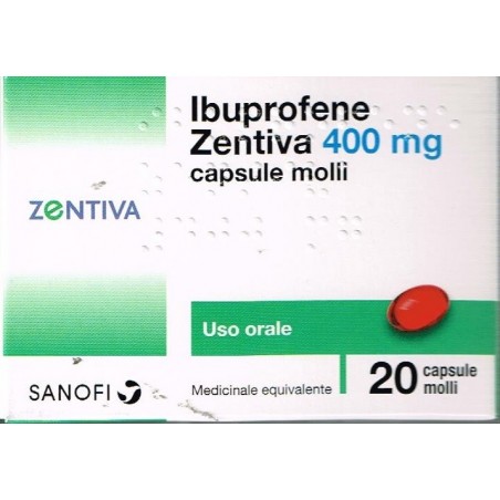 Ibuprofene 400 Mg 20 capsule molli