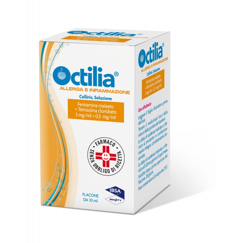 Octilia Allergia E Infiammazione 3 Mg/ml + 0,5 Mg/ml Collirio 1 flacone da 10 ml