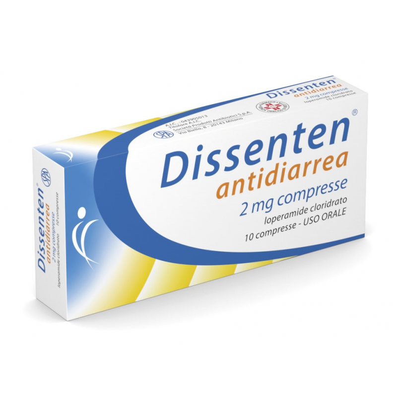  Dissenten Antidiarrea 2 Mg Compresse Loperamide