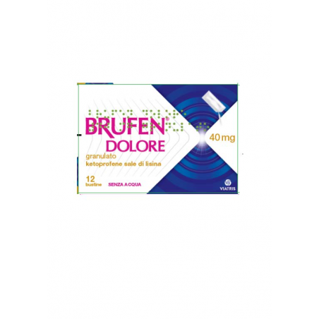 Brufen Dolore 40 Mg sospensione orale Granulato 12 bustine antinfiammatorio