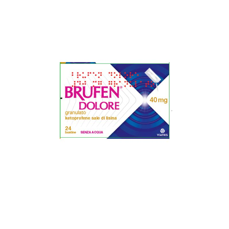 Brufen Dolore 40 Mg Granulato antinfiammatorio 24 bustine