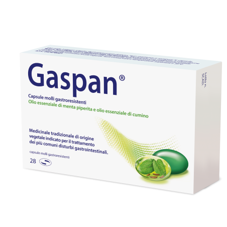 Dr. Willmar Schwabe Gmbh&co. Kg Gaspan Capsule Molli Gastroresistenti Olio Essenziale Di Menta Piperita E Olio Essenziale Di Cum