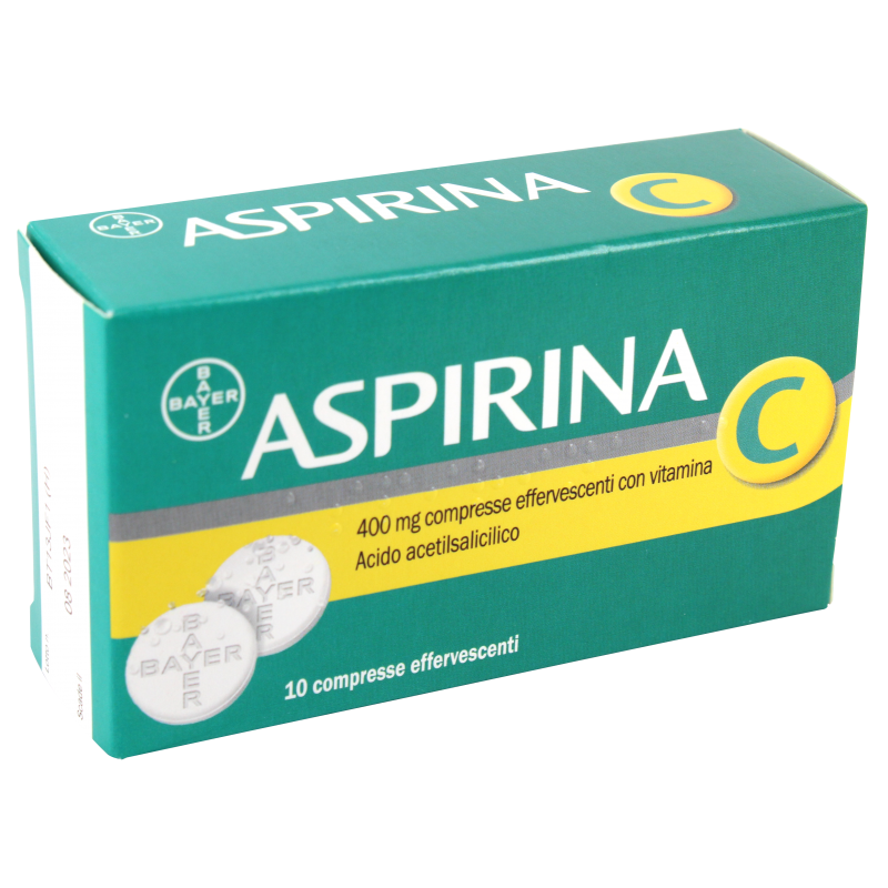 Gmm Farma Aspirina 400 Mg Compresse Effervescenti Con Vitamina C Acido Acetilsalicilico + Acido Ascorbico