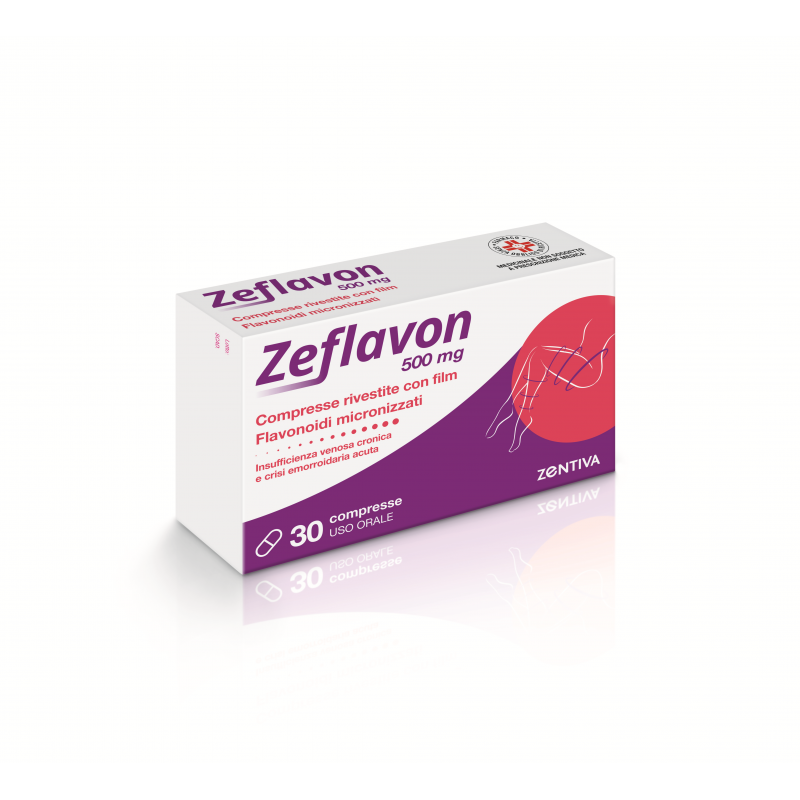 Zentiva Italia Zeflavon 500 Mg 30 Compresse Rivestite