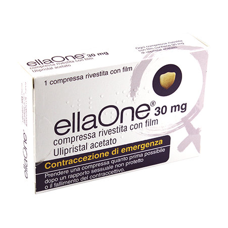 Gmm Farma Ellaone 30 Mg Compressa Rivestita Con Film Ulipristal Acetato