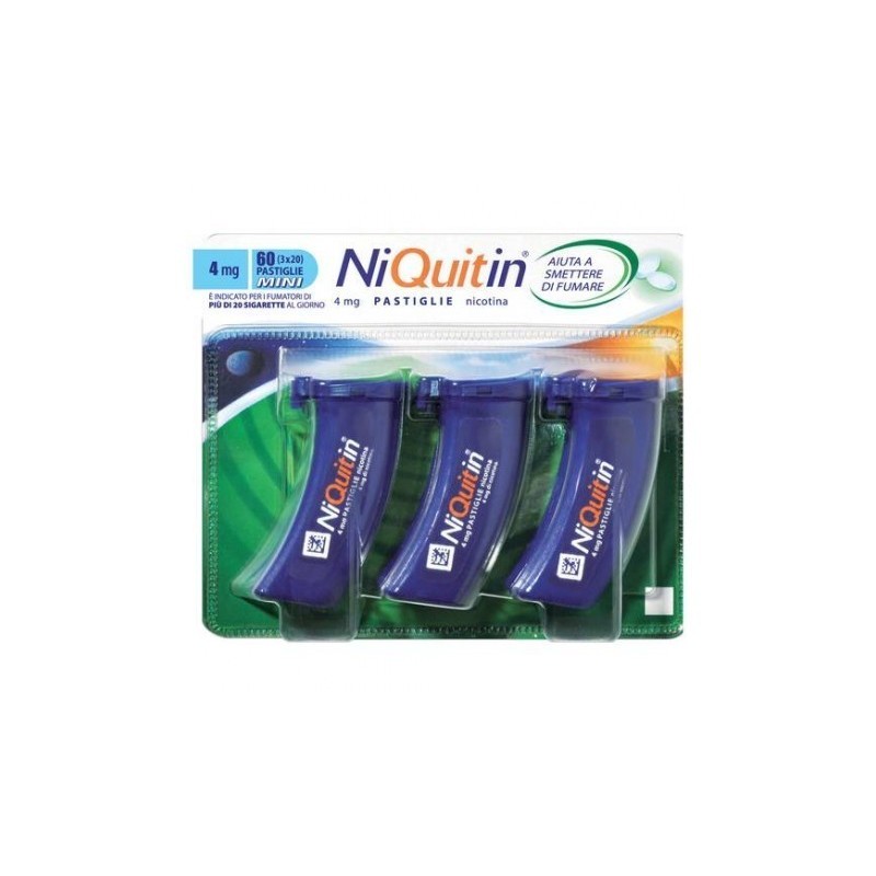 Niquitin 4 mg gusto menta 60 pastiglie