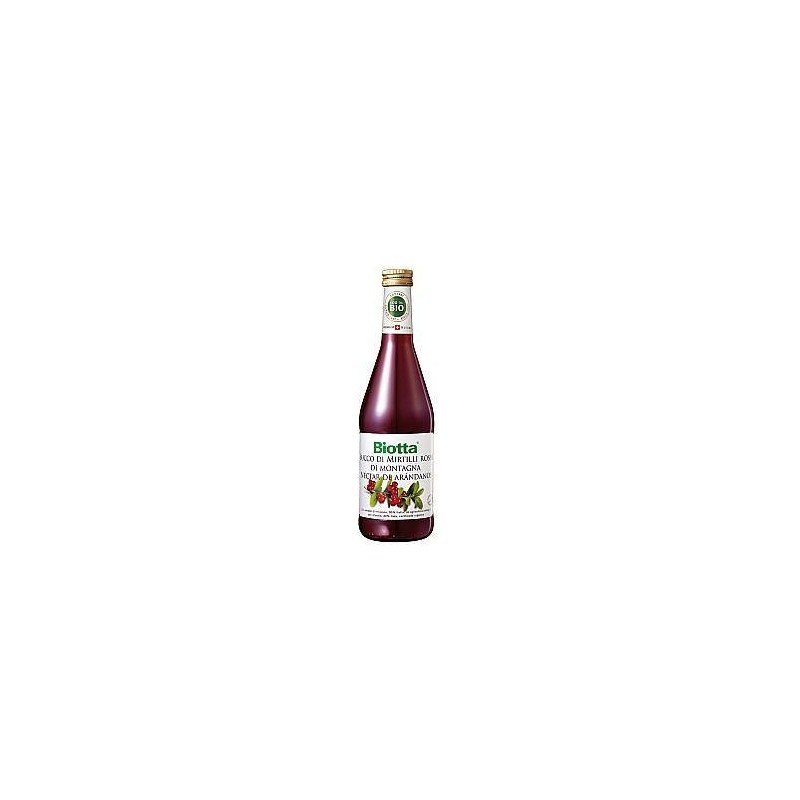 Biotobio Biotta Succo Di Mirtillo Rosso 500 Ml