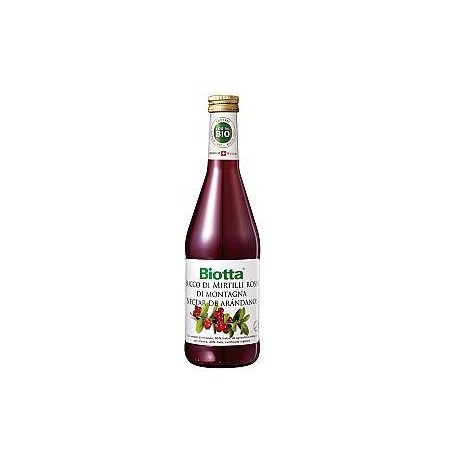 Biotobio Biotta Succo Di Mirtillo Rosso 500 Ml