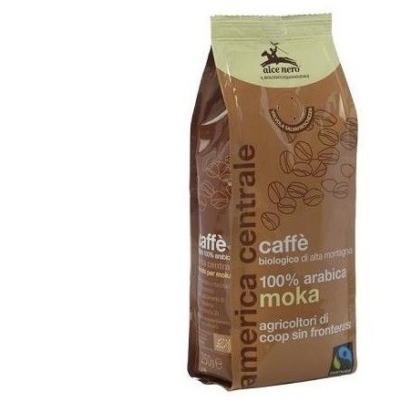 Alce Nero Caffe' 100% Arabica Bio Moka Fairtrade 250 G