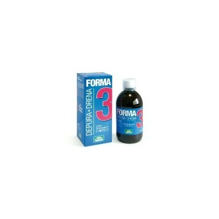 Alta Natura-inalme Forma 3 Drena/depura Bottiglia 500 Ml