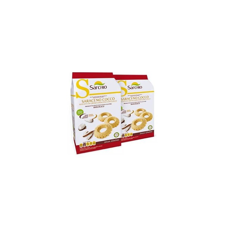 Sarchio Biscotti Saraceno Cocco Senza Lievito 200 G