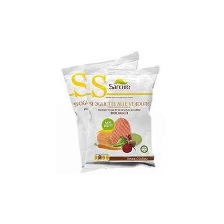 Sarchio Sfogliette Alle Verdure Senza Glutine Sacchetto 55 G