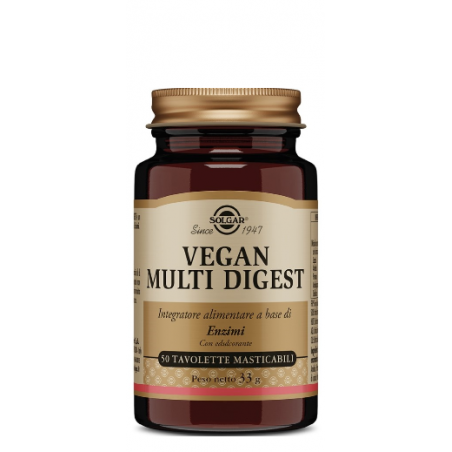 Solgar It. Multinutrient Vegan Multi Digest 50 Tavolette Masticabili