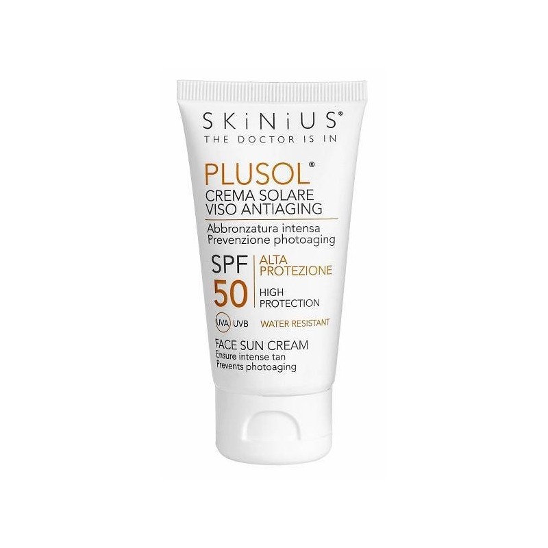 Skinius Plusol Crema Solare Viso Spf50 50 Ml