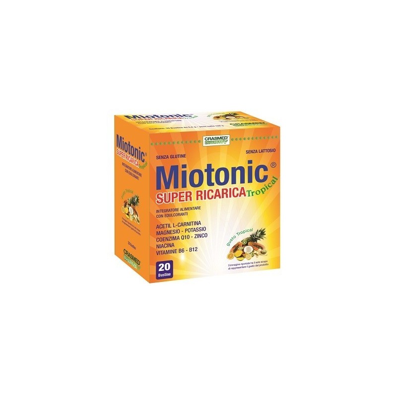 Crasmed Pharma Miotonic Super Ricarica Tropical 20 Bustine