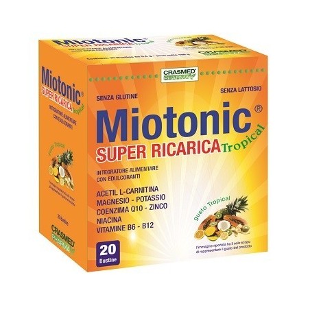 Crasmed Pharma Miotonic Super Ricarica Tropical 20 Bustine