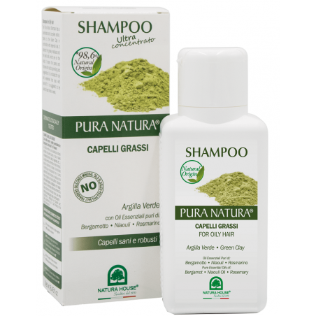 Natura House Argilla Verde Shampoo Per Capelli Grassi 250 Ml