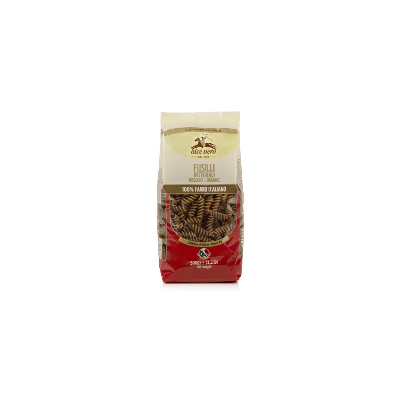 Alce Nero Fusilli 100% Farro Integrale Bio 500 G