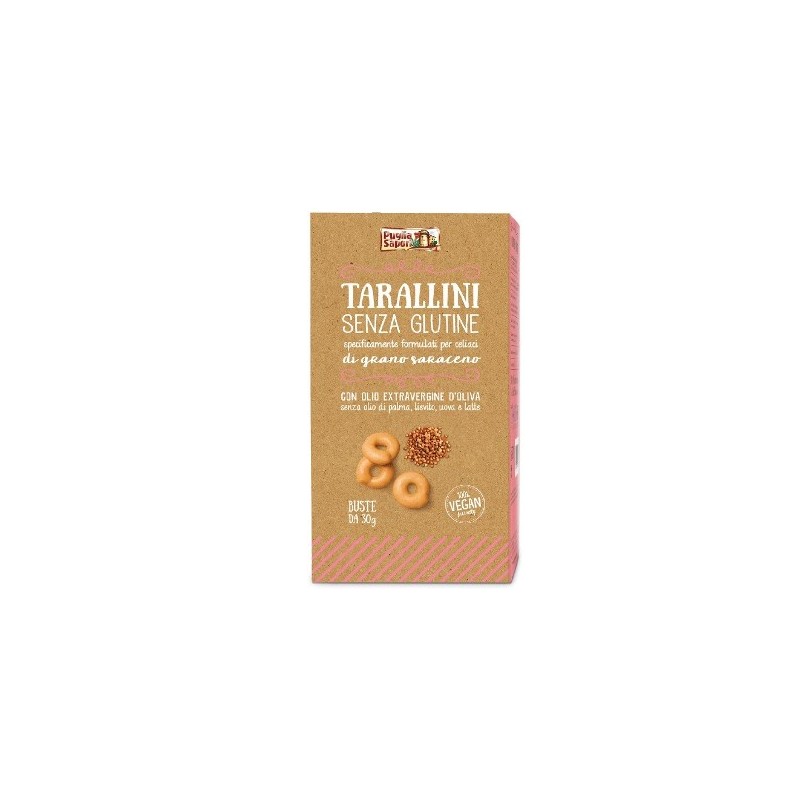 Puglia Sapori Tarallini Grano Saraceno 6 Buste 30 G