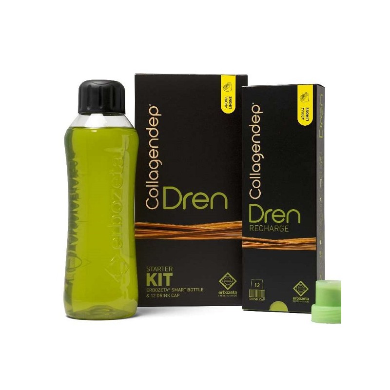 Erbozeta Collagendep Dren Limone Starter Kit 12 Pezzi + 1 Bottiglia