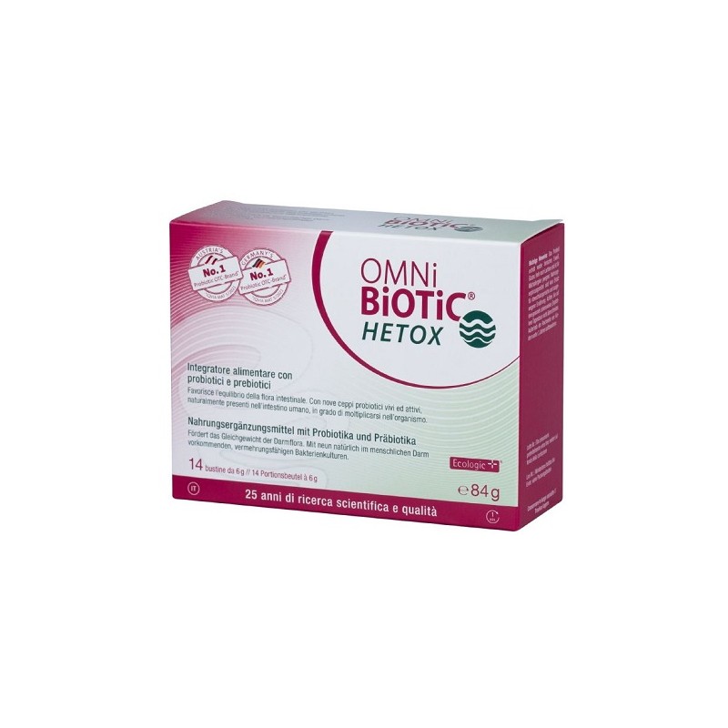 Institut Allergosan Omni Biotic Hetox 14 Bustine Da 6 G