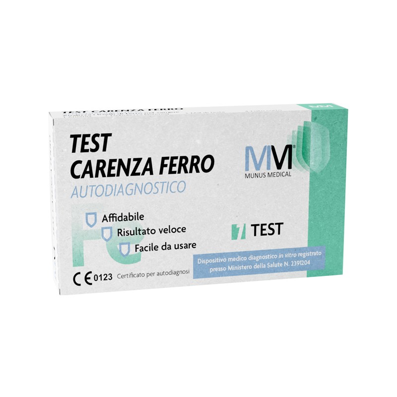 Munus International Munus Medical Test Autodiagnostico Carenza Di Ferro