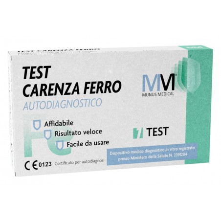 Munus International Munus Medical Test Autodiagnostico Carenza Di Ferro