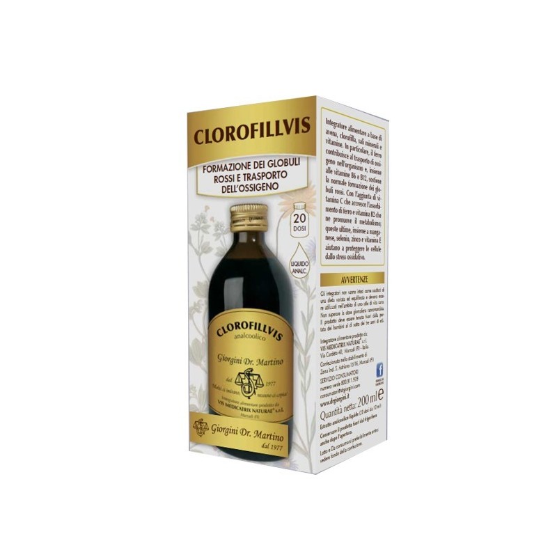 Dr. Giorgini Ser-vis Clorofillvis Liquido Analcolico 200 Ml