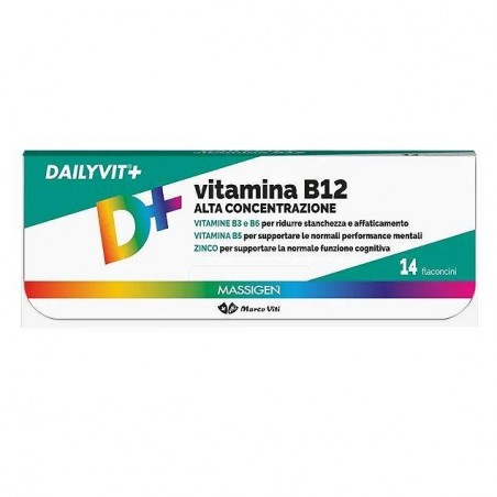 Marco Viti Farmaceutici Dailyvit Vitamina B12 Alta Concentrazione 14 Flaconcini